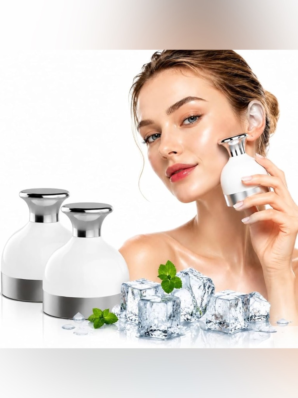 Facial Ice Roller Set- Cooling Skincare Massager